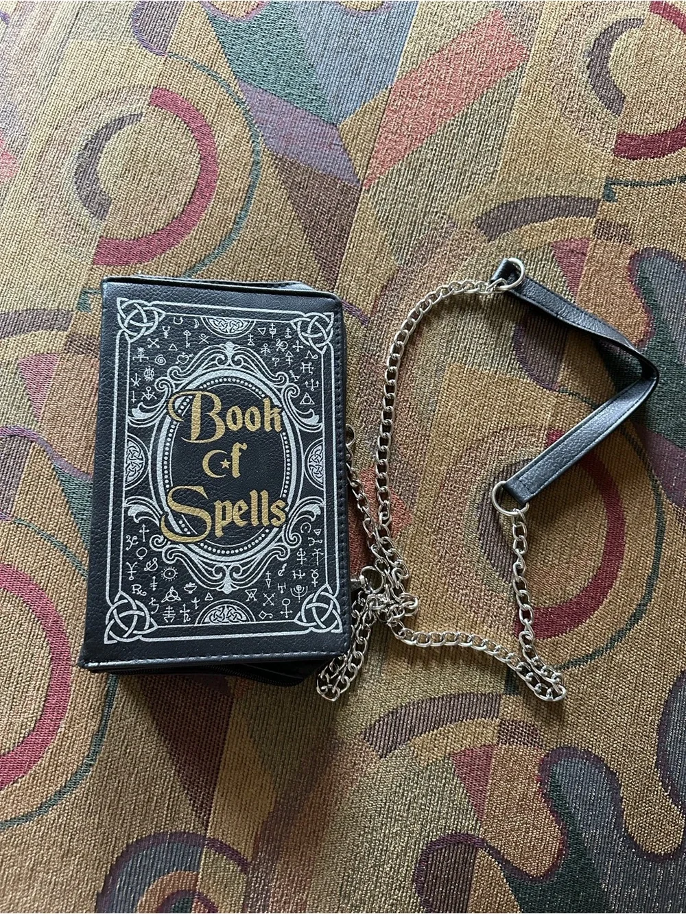 Book of Spells Crossbody Bag – Black & Witch Hat